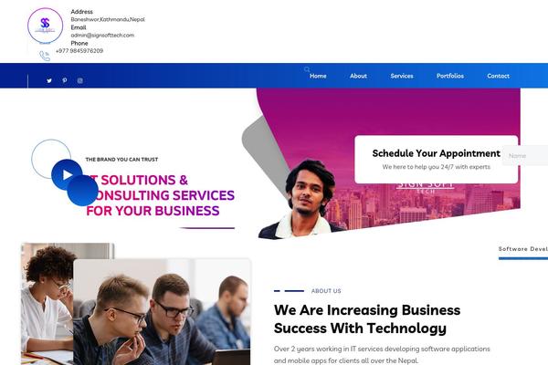 Site using Rselements plugin