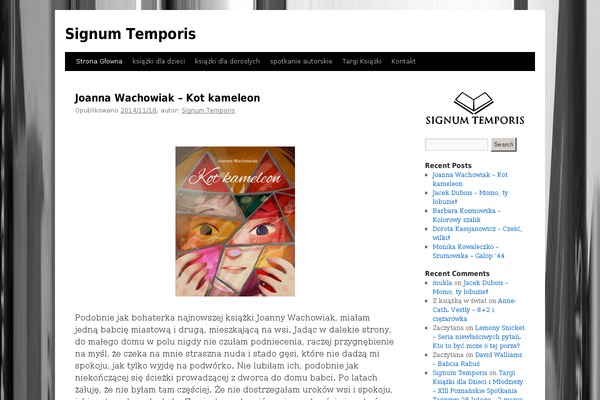 Site using Social Widget plugin