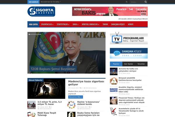 Jarida theme site design template sample