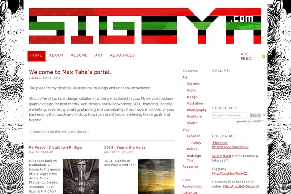 Thesis theme site design template sample