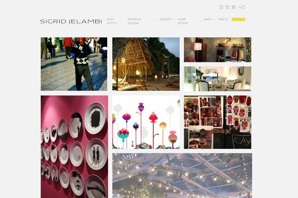 GridStack theme site design template sample