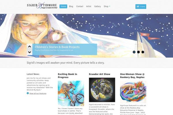 Whitelight theme site design template sample