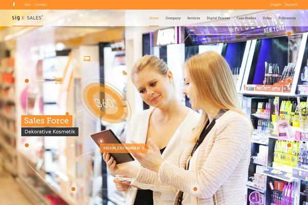 Avada Child theme site design template sample