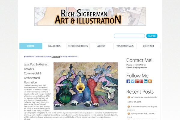 Main theme site design template sample