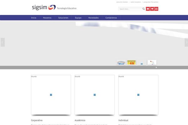 sigsim.com site used Wpboheme