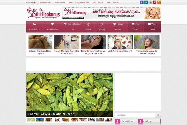 Site using The Social Links plugin
