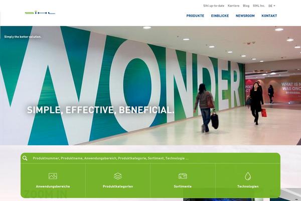 sihl.com site used Sr-theme