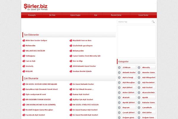 Yaren theme site design template sample