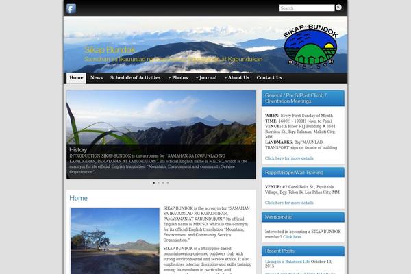 Graphene theme site design template sample