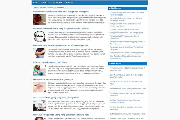 Nyeo theme site design template sample