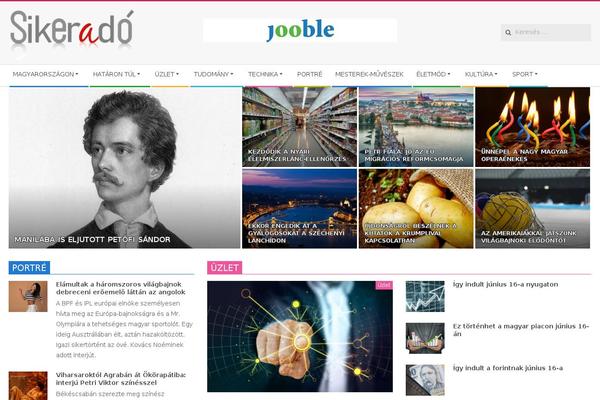 Magazine Hoot theme site design template sample