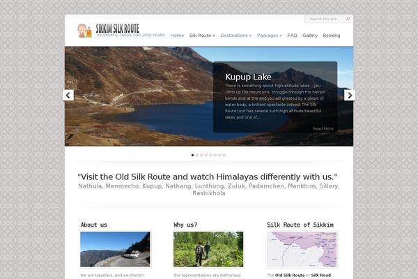 Chameleon theme site design template sample