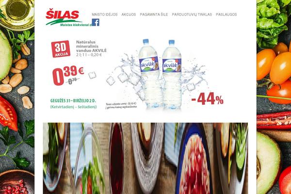 silas.lt site used Silas_responsive