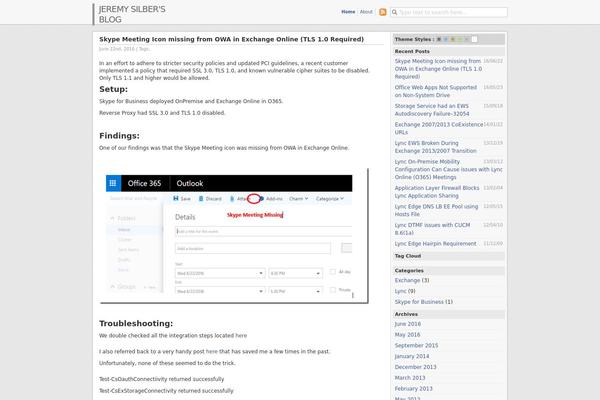 silbers.net site used Elegant Box