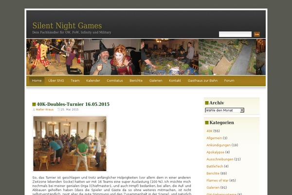 Site using Social Web Links plugin
