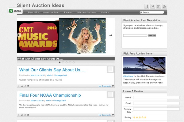 iFeature theme site design template sample