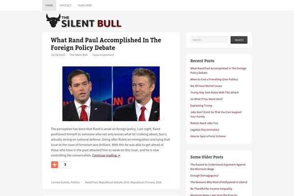 Sensilla theme site design template sample