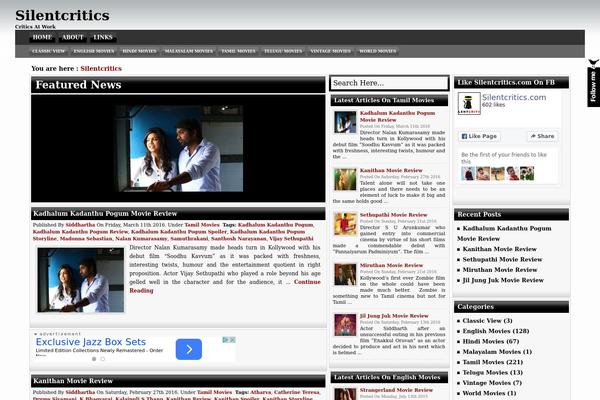 Site using Author Post Ratings plugin