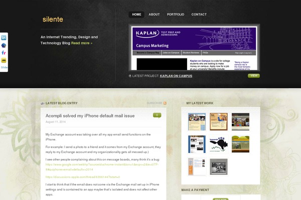 Freshfolio theme site design template sample