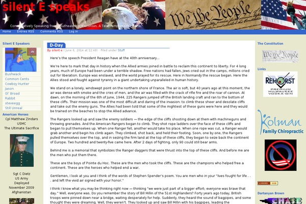 Nearly-Sprung theme site design template sample