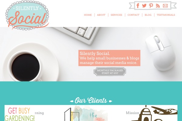 Site using Pinterest RSS Widget plugin