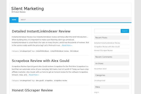 Iconic One theme site design template sample