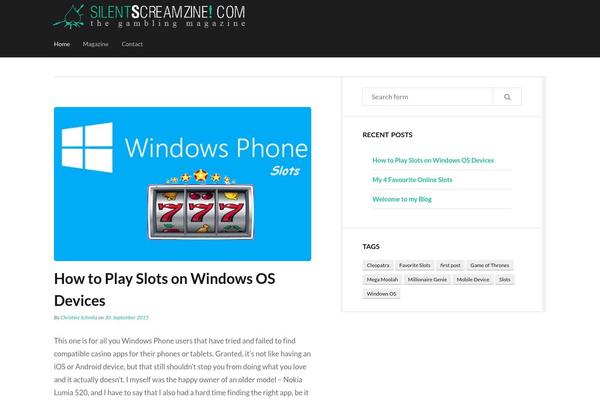 Delish theme site design template sample