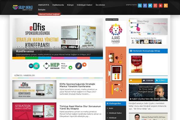 Optimablogs theme site design template sample
