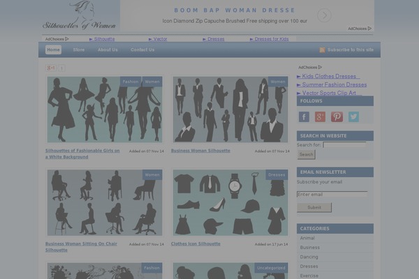 Snapshot theme site design template sample
