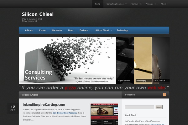 Site using Accordion Image Menu plugin