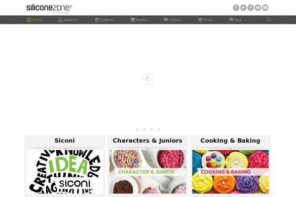 Storefront theme site design template sample