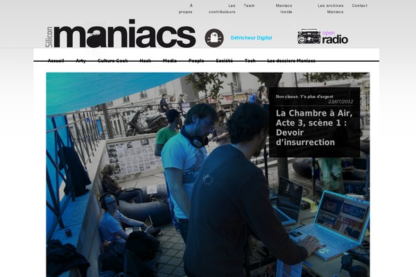 Editorial theme site design template sample