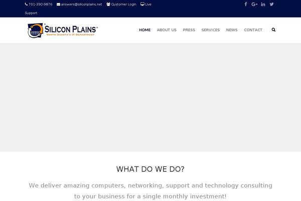 Unicon-child theme site design template sample
