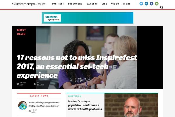 Silicon theme site design template sample