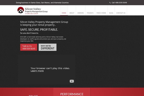 Infinite theme site design template sample