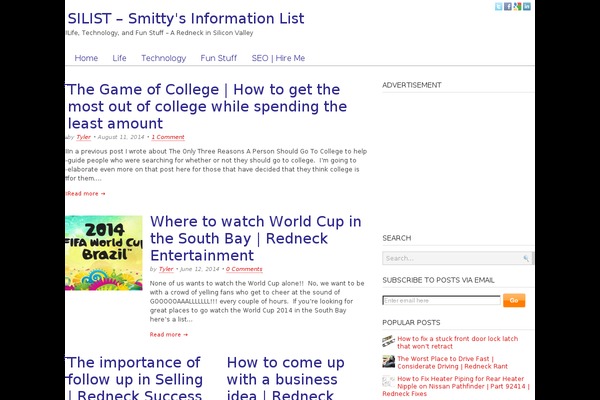 silist.com site used Polite Blog