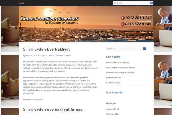 Infinity theme site design template sample