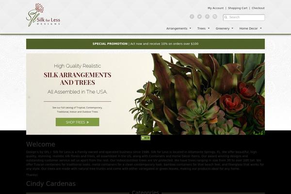 silkforless.com site used Yourweblayout-woocommerce