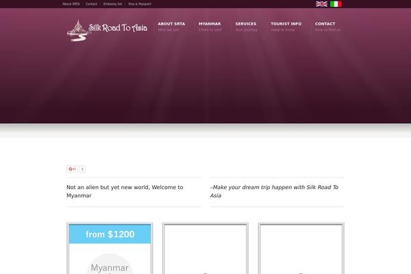 Karma theme site design template sample