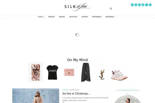 The Voux theme site design template sample