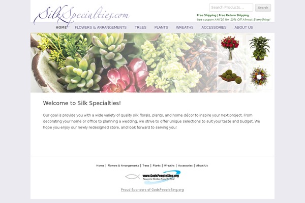 silkspecialties.com site used Twentytwelve-child