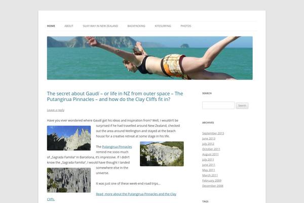 Site using Flickr Album Gallery plugin