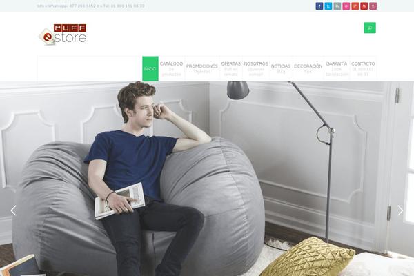 Smarty theme site design template sample