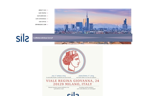 silsmilano.com site used Milan