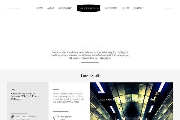 HTML5 Blank theme site design template sample