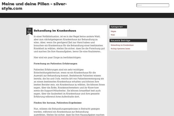 silver-style.com site used Seismic Slate
