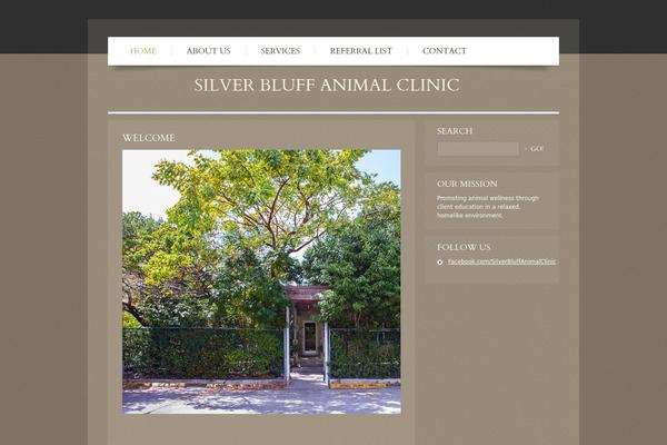 silverbluffanimalclinic.com site used Theme1858
