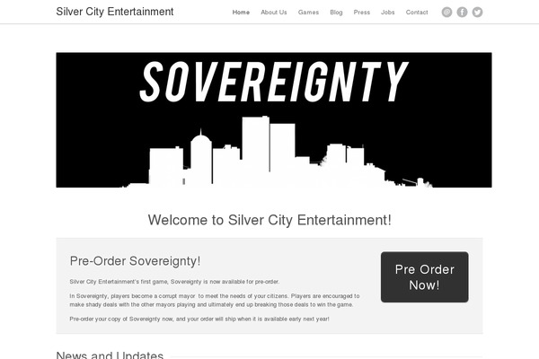 Grizzly theme site design template sample