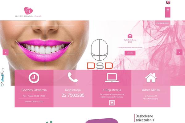 Clinico theme site design template sample