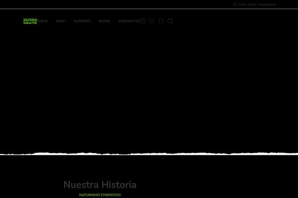 silveriosalinas.com site used Elessi-theme
